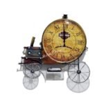 Beautiful Metal Clock Wall Decor Train And Engine - Image 2
