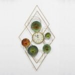 Roman Modern Time Piece for Home Office Metal Wall Clock Decor - Image 5