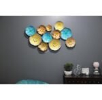 Floral Metal Wall Art Home/Office Crafted Wall Hanging Combo Plates